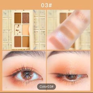 Chocolate Eyeshadow 6 Colors High Pigment